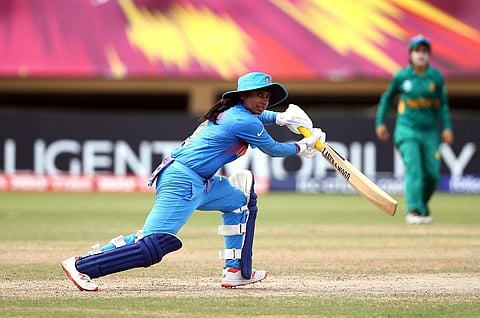 Mithali Raj in the ICC Women's World T20 match against Pakistan on 11 November 2018. (Photo | @ICC/ Twitter)