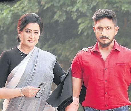 The actor with Sumalatha