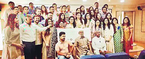 Participants at the fundraising drive organised by BRT 7