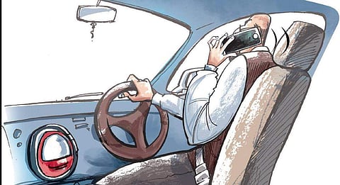 Existing rules that outlaw mobile use while driving need to be enforced in a better manner