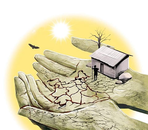 Karnataka has declared 100 taluks as drought-hit