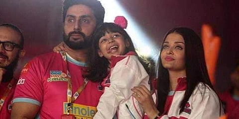 Abhishek with wife Aishwarya and daughter Aaradhya. (File Photo)