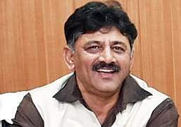 Karnataka Irrigation & Medical Education Minister D K Shivakumar (File photo)