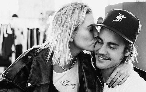 Hailey and Justin Bieber. (Photo | Instagram Screengrab)