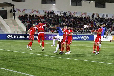 India went down 1-2 to Jordan in an international football friendly. (Photo: Twitter / IndianFootball)