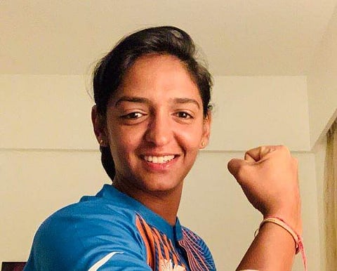 India captain Harmanpreet Kaur (Photo | Twitter @ImHarmanpreet)
