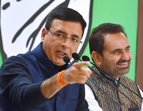 AICC spokesperson Randeep Singh Surjewala (Photo | File/PTI)