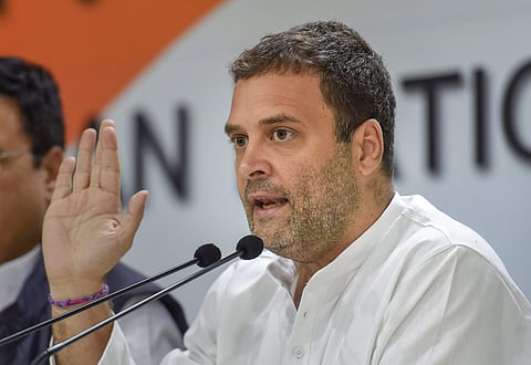 Congress chief Rahul Gandhi  (File |PTI)
