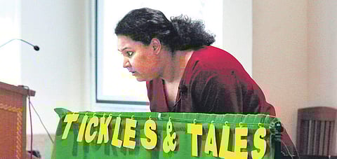 Aarti Kathpalia explains medical procedures to  children with cancer through puppetry