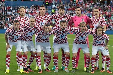 Croatia football team (File Photo | AFP)