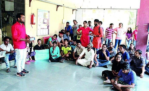 TISS Hyderabad students (File photo | EPS)