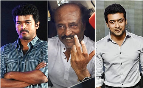 Popular Tamil actors such as Rajinikanth, Vijay, Suriya and Vijay Sethupathi among others have come forward to donate to the Cyclone Gaja relief fund.
