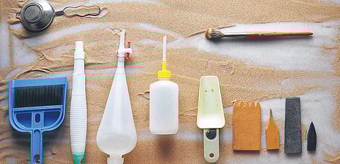 Building castles with sand