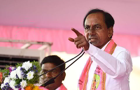 BRS president and former chief minister K Chandrasekhar Rao.