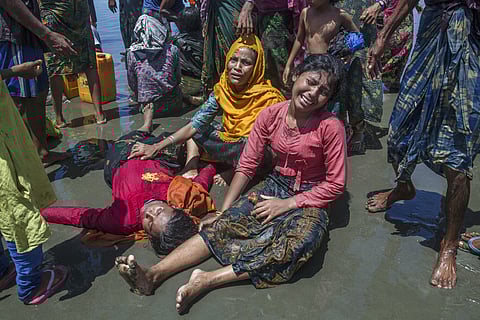 The Rohingya crisis began when Myanmar launched a military crackdown at the Rakhine state. 