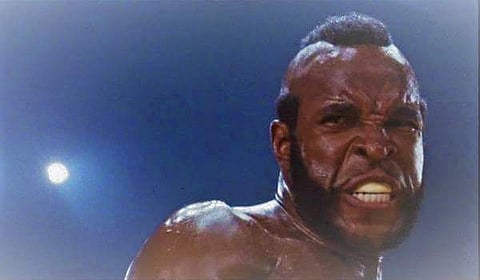 Mr T as Clubber Lang in 'Rocky III'. (Photo | YouTube Screengrab)