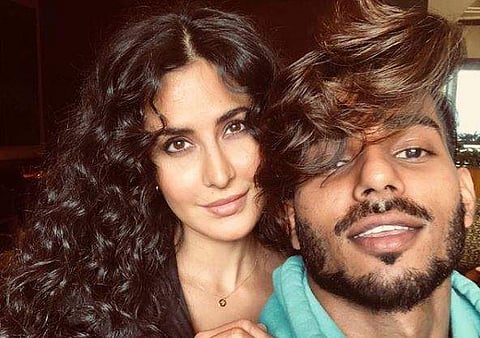 Bollywood diva Katrina Kaif with her hair-stylist (Photo | Katrina Kaif Instagram)