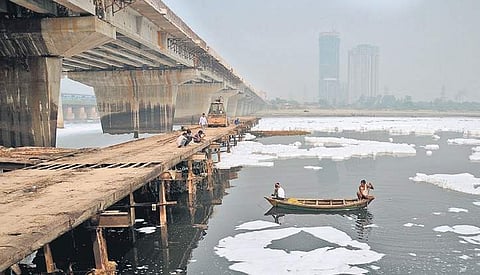 High ammonia level in Yamuna has been blamed for dirty piped water | PARVEEN NEGI