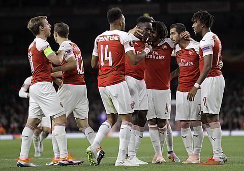 Arsenal football team (File photo | AP)