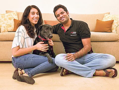 Diyya Vummidi (left) and Dhiraj Gopinath