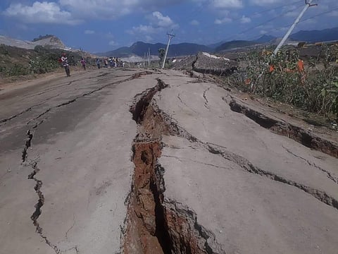 Tremors have been reported near Polavaram project in Andhra Pradesh's East Godavari district today. (Photo | EPS)