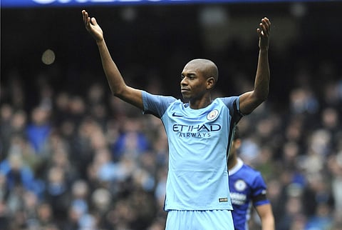Manchester City midfielder Fernandinho (File | AP)