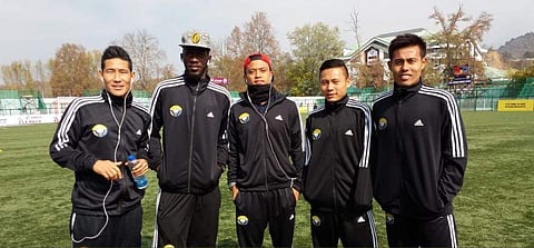 Real Kashmir. (Photo | Twitter/ Hero I-League)