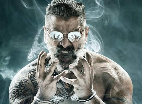 Tamil superstar Vikram in Kadaram Kondan. (Photo | Twitter/Kamal Haasan)