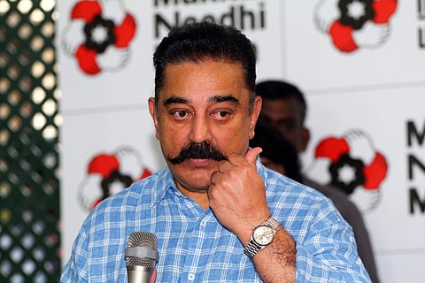 Makkal Needhi Maiam chief Kamal Haasan celebrated his 64th birthday at the party office on Eldams Road in the city on Wednesday. (Photo | Debadatta Mallick/EPS)