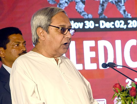 CM Naveen Patnaik at the Make in Odisha Conclave in 2016. (File photo | EPS)