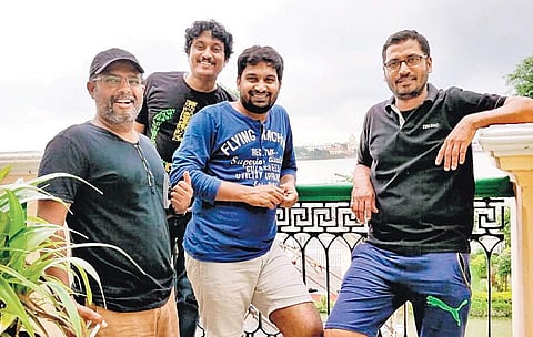 Pavan Wadeyar along with his team
