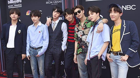 Korean boyband BTS (Photo | AP/ File)