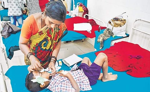 Mounesh admitted to Minto hospital for eye injury treatment | SHRIRAM B N