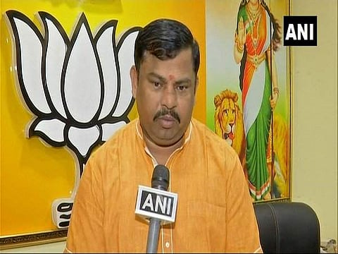 BJP MLA Raja SInh (Photo: Twitter/ ANI)