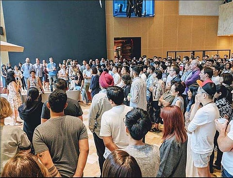 Several google employees across the world staged walkout at 11:10 am on Thursday. (Instagram image. googlewalkout)