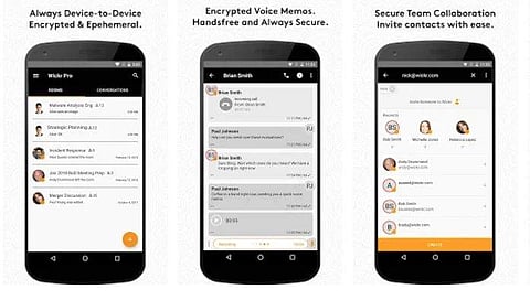 Wickr app (Photo | Google Play)