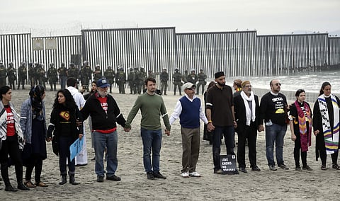 US arrests 32 religious leaders, activists at San Diego border demonstration