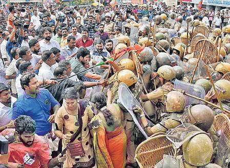 Protest march to Jantar Mantar, demanding the implementation of the Central Protection Act (CPA) for healthcare workers.