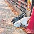 Waste strewn  across the streets of Fort Kochi