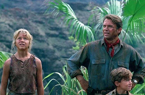 A still from 'Jurassic Park'. (Photo | YouTube Screengrab)