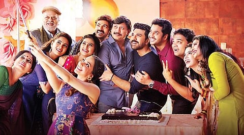 A still from 'Vinaya Vidheya Rama'
