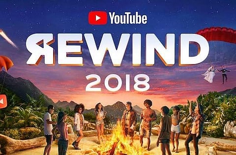 A YouTube screengrab of Rewind 2018.