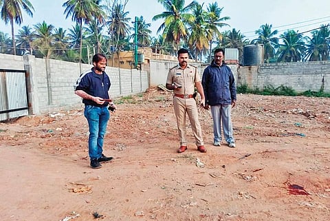 The spot where Muneer and Milan were shot at in K R Puram