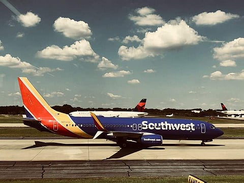 A Southwest Airlines passenger jet. (Photo| AFP)