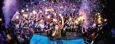 DJ Nucleya during one of his performances