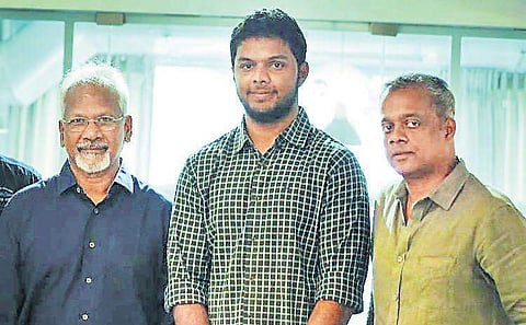 Sarang Thiagu with Gautham Vasudev Menon and Mani Ratnam