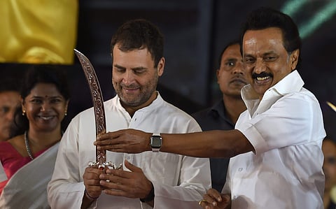 Stalin had on Sunday made a strong pitch for Congress chief Rahul Gandhi as the prime ministerial candidate of the Opposition. (Photo: PTI)