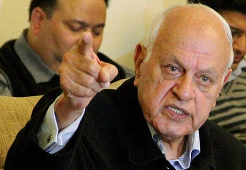 Former Jammu and Kashmir CM Farooq Abdullah (File | EPS)