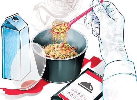 Food app ban makes no impact