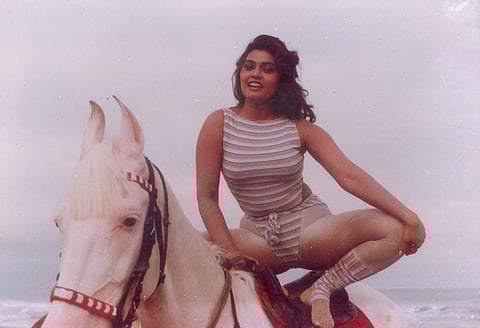 South Indian actress Silk Smitha during a photoshoot. (File | EPS)